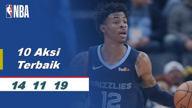 Berita Video 10 Aksi Terbaik NBA 14 November 2019
