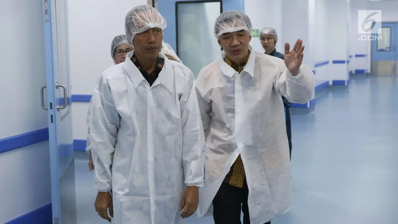 Jokowi Resmikan Pabrik Obat