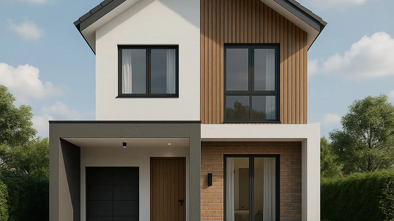 Desain Rumah Ukuran 8x9 Tampak Depan