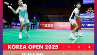 Jadwal dan Link Live Streaming Final Korea Open 2025, Minggu 28 September di Vidio: Menanti Gelar dari Jojo dan Fajar/Fikri