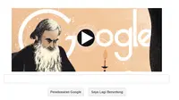 Foto: Google Doodle Leo Tolstoy 