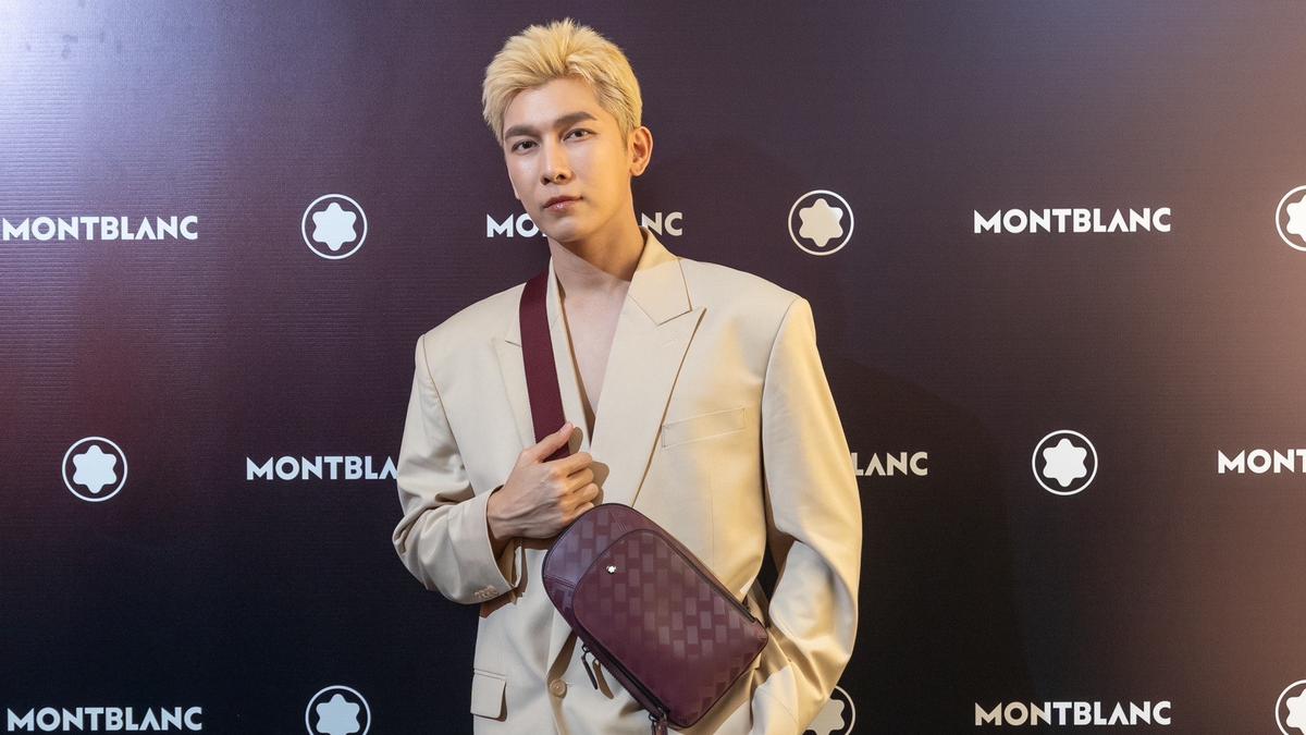 Intip Penampilan Mew Suppasit Aktor dan Penyanyi Asal Thailand yang Curi Perhatian Montblanc Plaza Senayan Butik Grand Opening