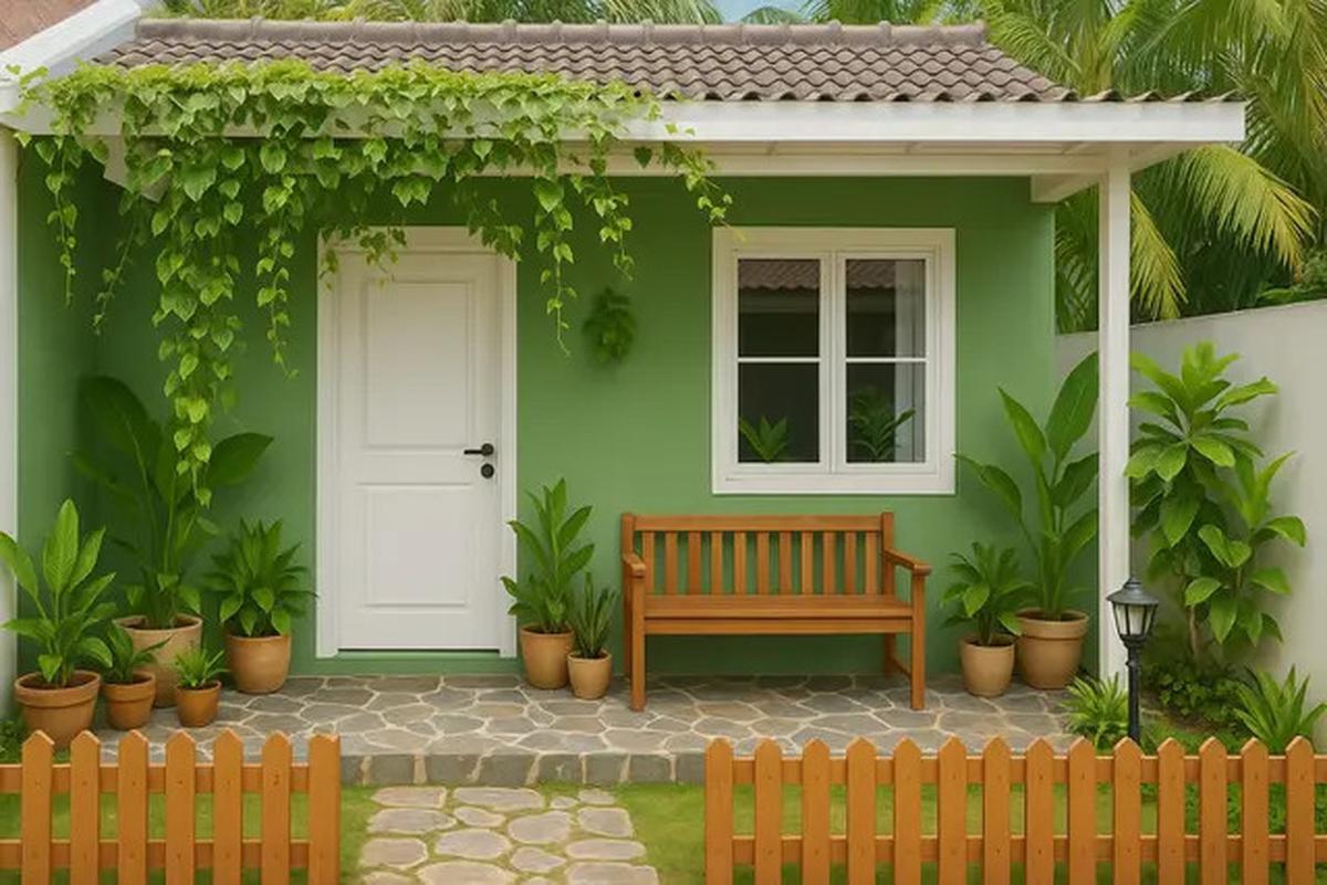 7 Gambar Rumah Tipe 21 dengan Teras Mini