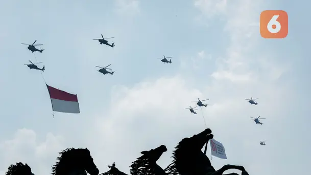 Aksi Rafale Meriahkan HUT ke-81 RI