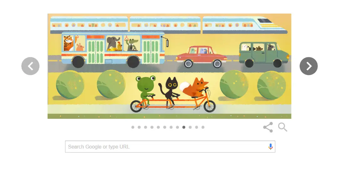 Tips memelihara dan merawat bumi dalam Google Doodle (Sumber: Google Doodle)