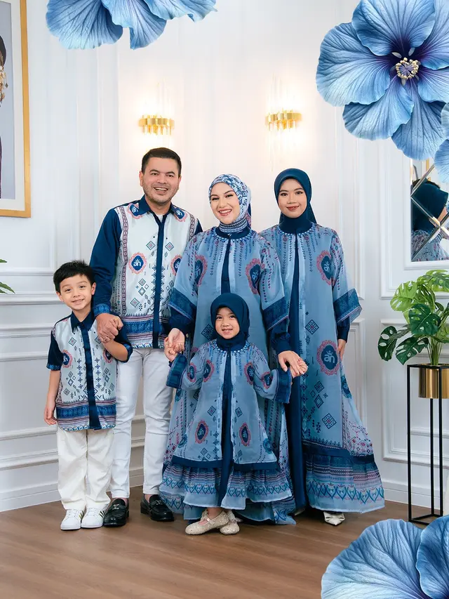10 Pemotretan Keluarga Artis Pakai Baju Koleksi Lebaran 2026, Gaya Kompak Penuh Pesona