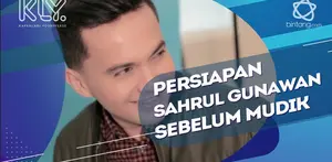 Lebaran sebentar lagi, begini persiapan mudik Sahrul Gunawan.