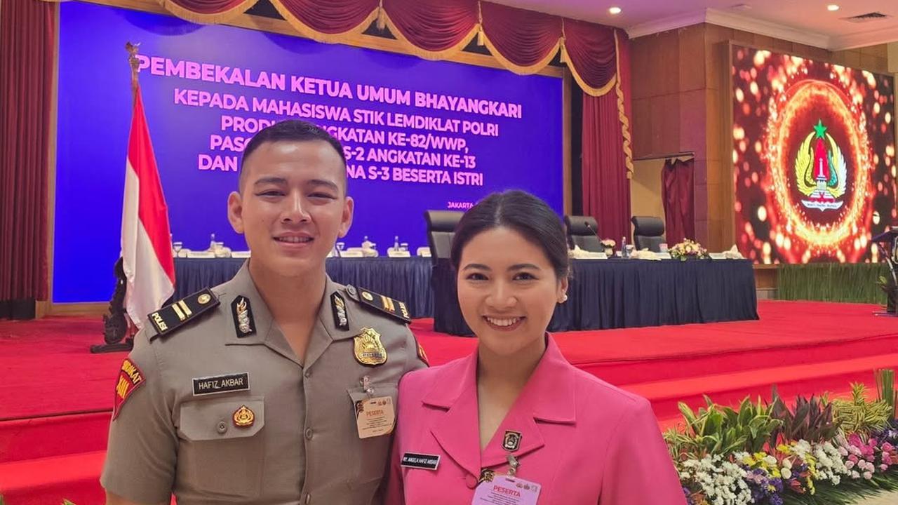 Potret Cantik Angela Putri Andika Perkasa Berseragam Bhayangkari