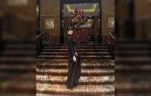 Potret Anya Geraldine dalam Balutan Dress Hitam, Cantik Menawan dengan Rambut Diponi