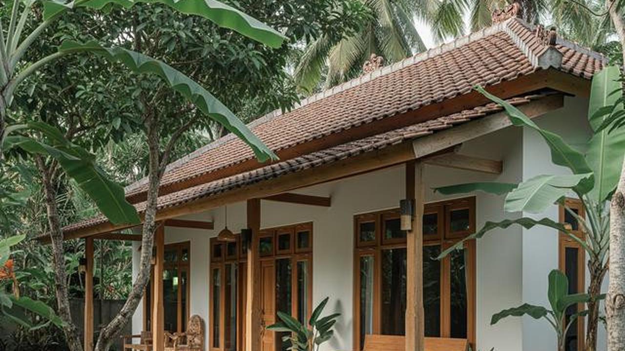 9 Inspirasi Rumah Kampung Modern dengan Halaman Hijau, Adem dan Estetis