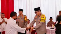 Kapolda Kalimantan Tengah Irjen Djoko Poerwanto melanjutkan rangkaian kegiatan safari ramadhan di wilayah Kota Palangka Raya dengan buka bersama. (Ist)