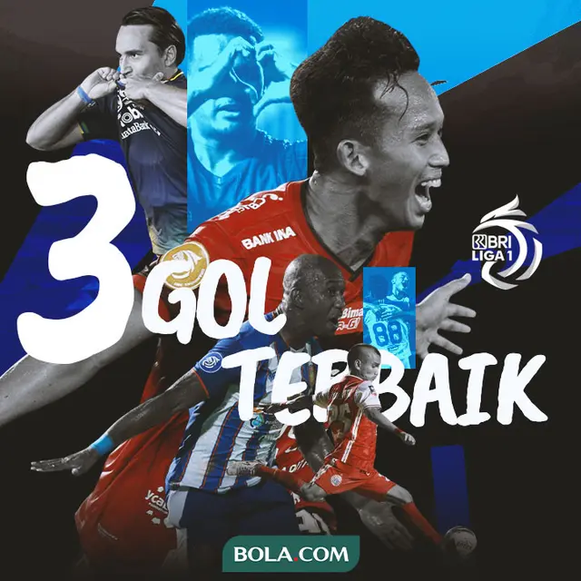BRI Liga 1 - Ilustrasi 3 Gol Terbaik
