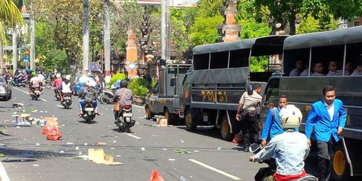 Praperadilan perdana Margriet kelar, Jalan Sudirman dipenuhi sampah