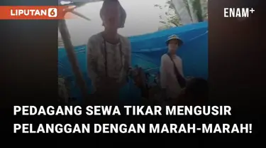 Diketahui, seorang pedagang sewa tikar mengusir dengan tidak hormat kepada penyewa! Kejadian ini terjadi di pantai Pandan Sibolga, Sumatera Utara