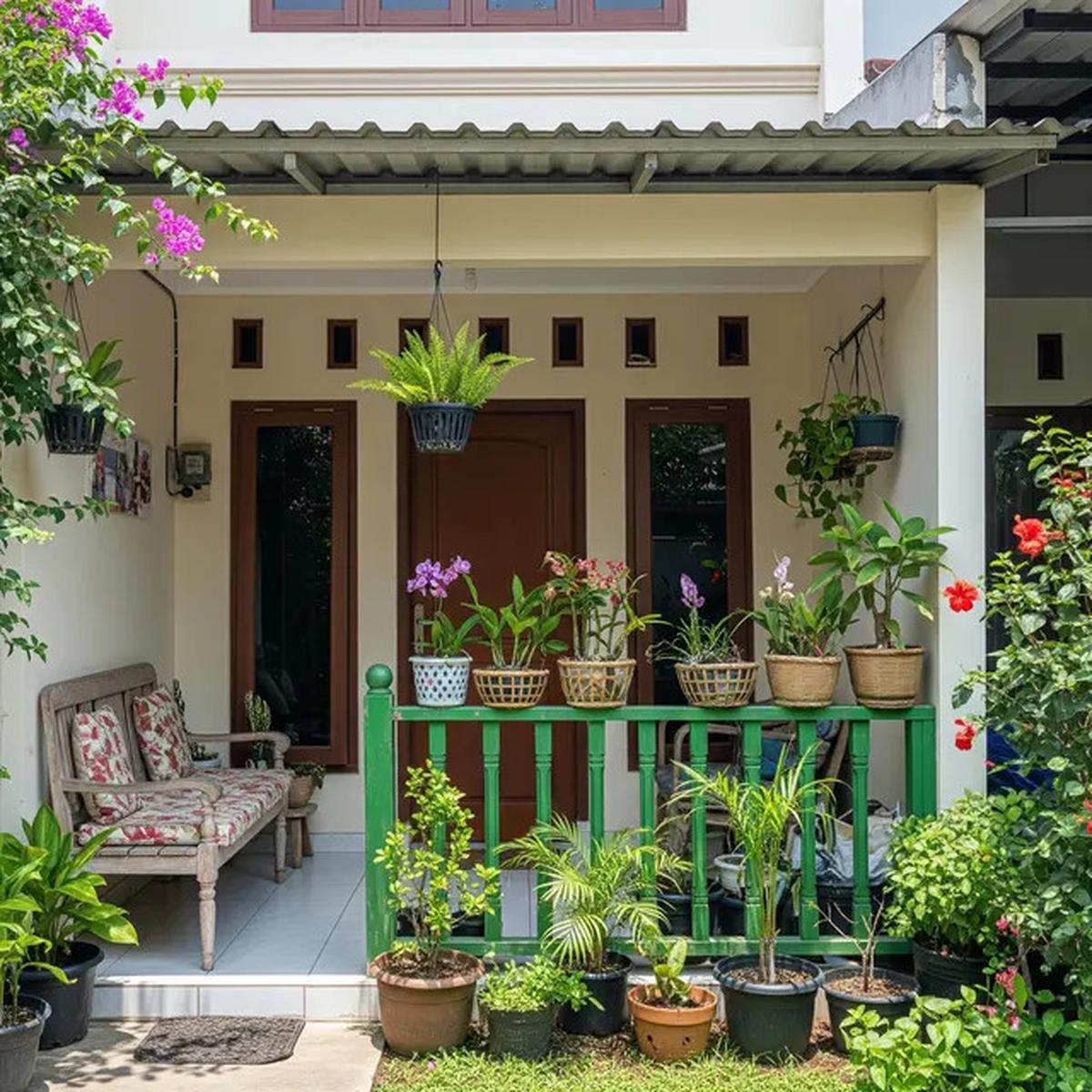 9 Ide Teras Depan Rumah Sempit Budget Rp 5 Juta, Wujudkan Tampilan Minimalis