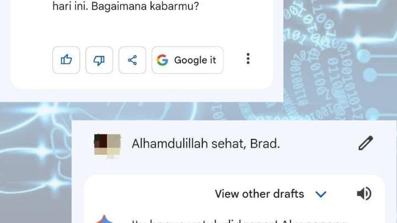 Begini Ternyata Reaksi Google Bard AI saat Ngobrol Pakai Bahasa Indonesia