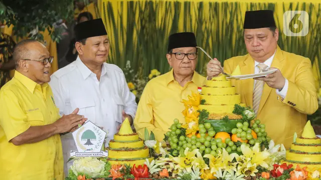 Prabowo Subianto Hadiri Syukuran HUT ke-59 Partai Golkar