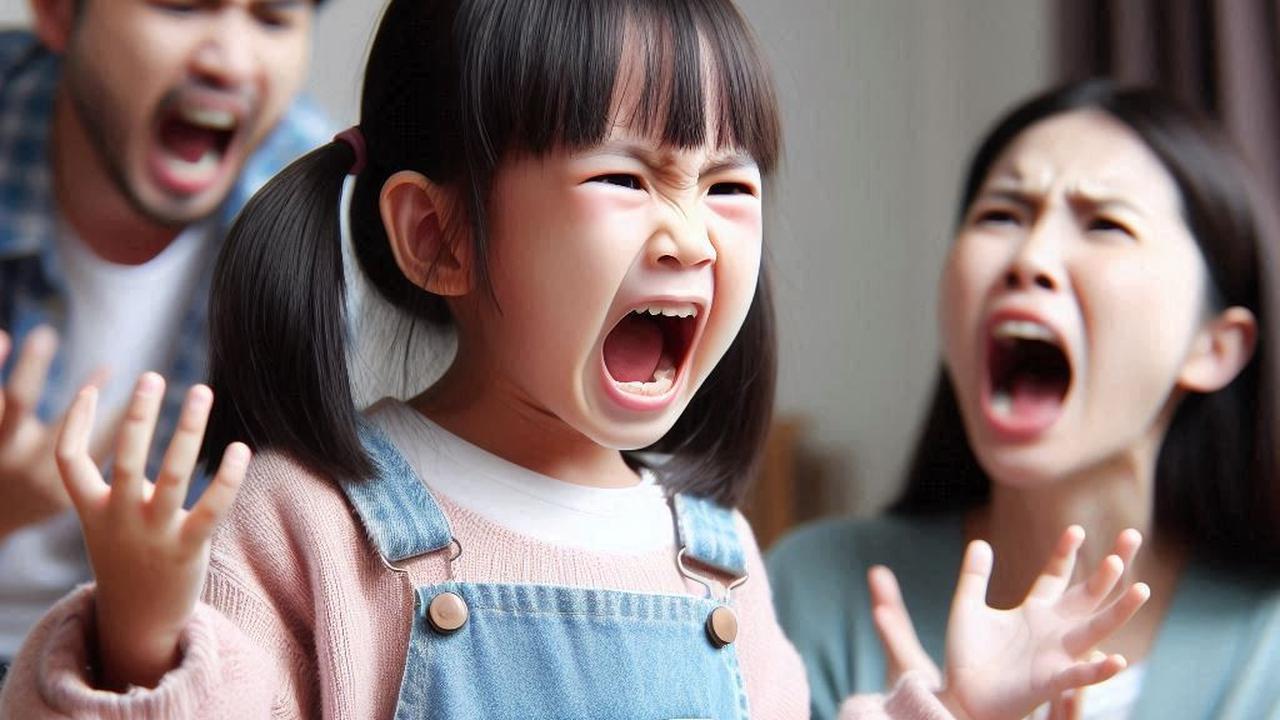 Ilustrasi Anak Teriak