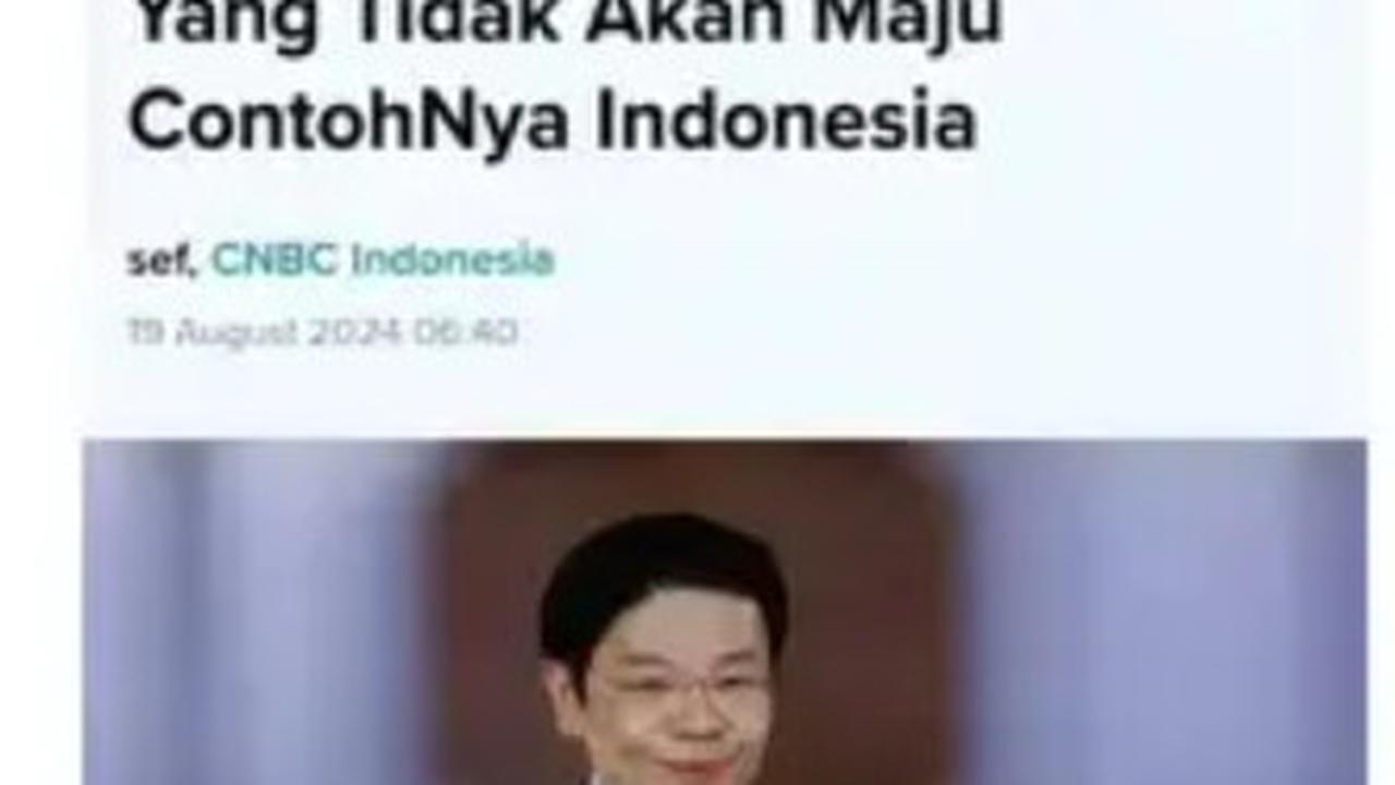 CEK FAKTA: Hoaks PM Singapura Sebut Indonesia Tidak Akan Maju karena Gila Agama