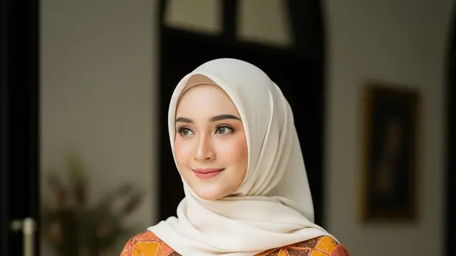 Model Gamis Batik Cap Handmade Earth Tone