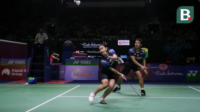 East Ventures Indonesia Open 2022: Rinov Rivaldy/Pitha Haningtyas Mentari