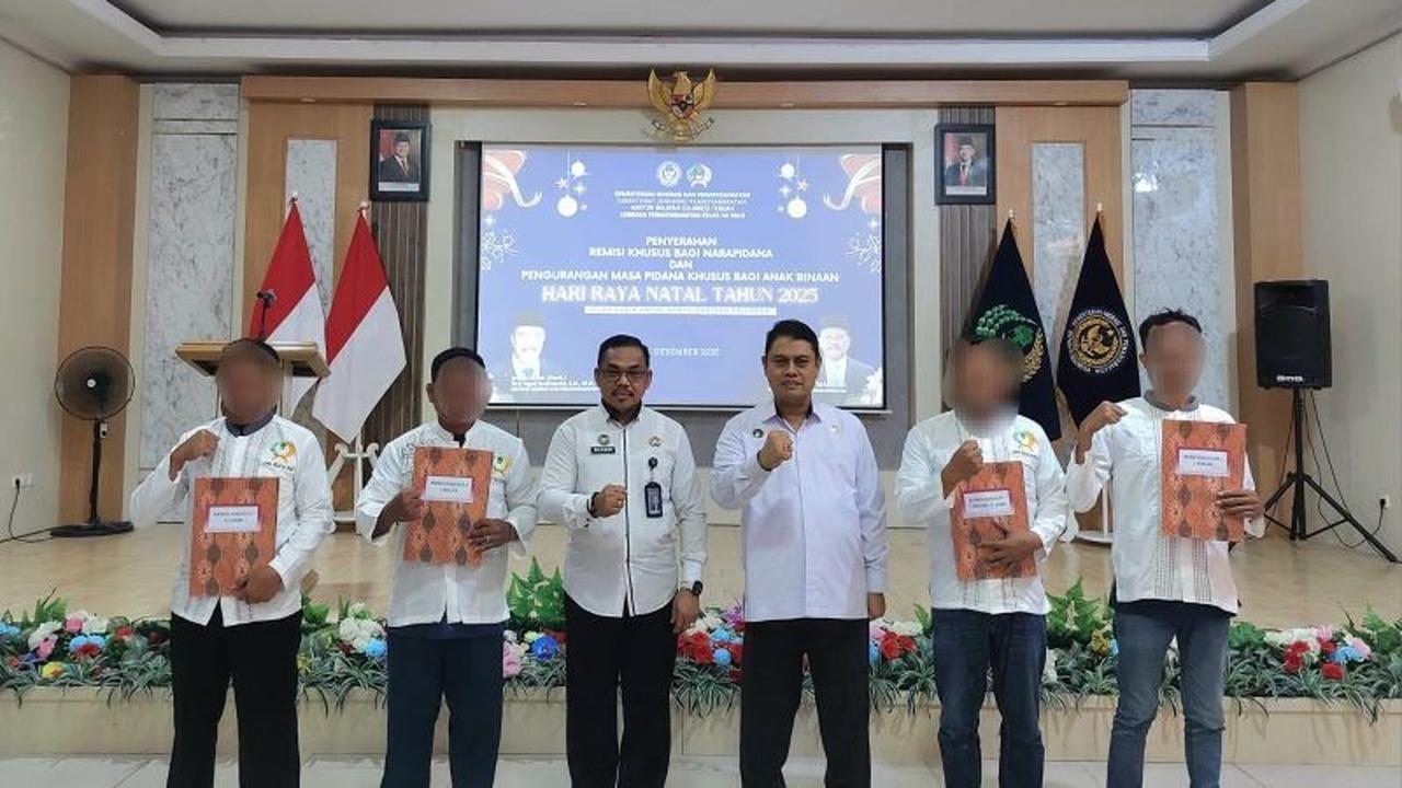 Remisi Natal Lapas Palu: 51 WBP Berperilaku Baik Terima Pengurangan Masa Pidana