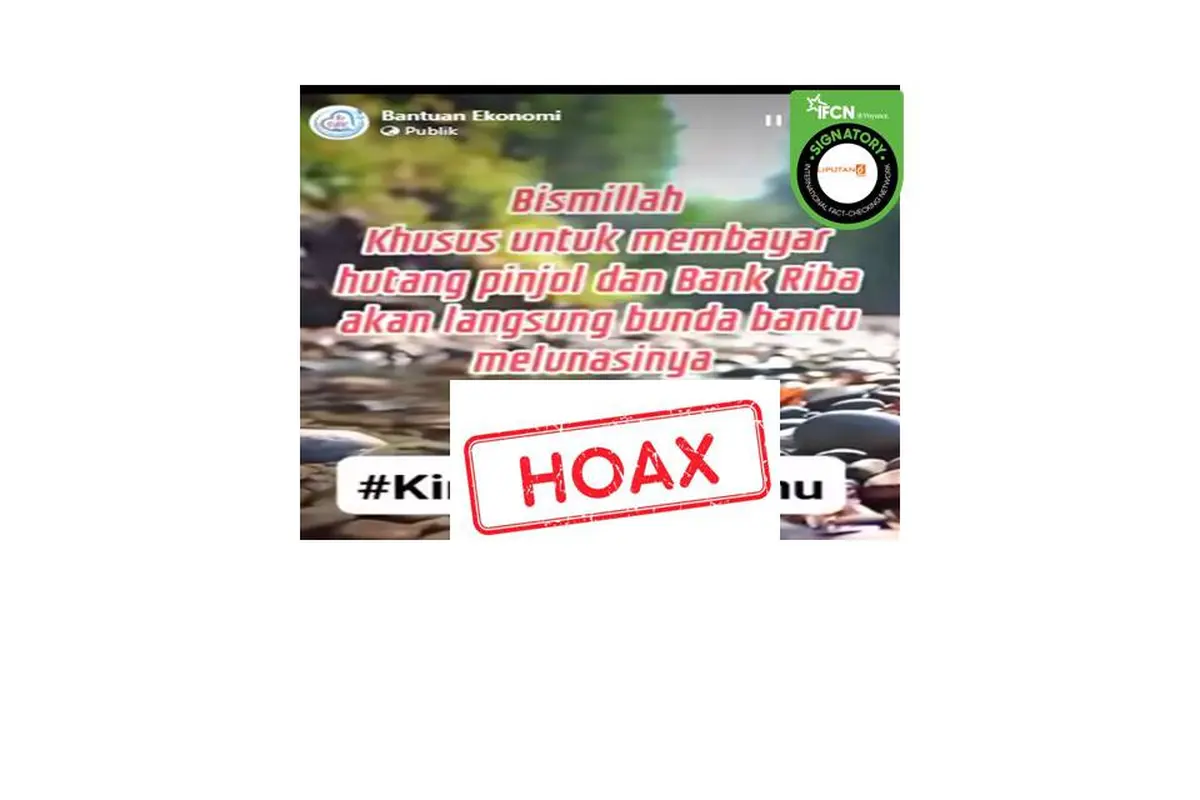 Cek fakta bantuan lunasi pinjol