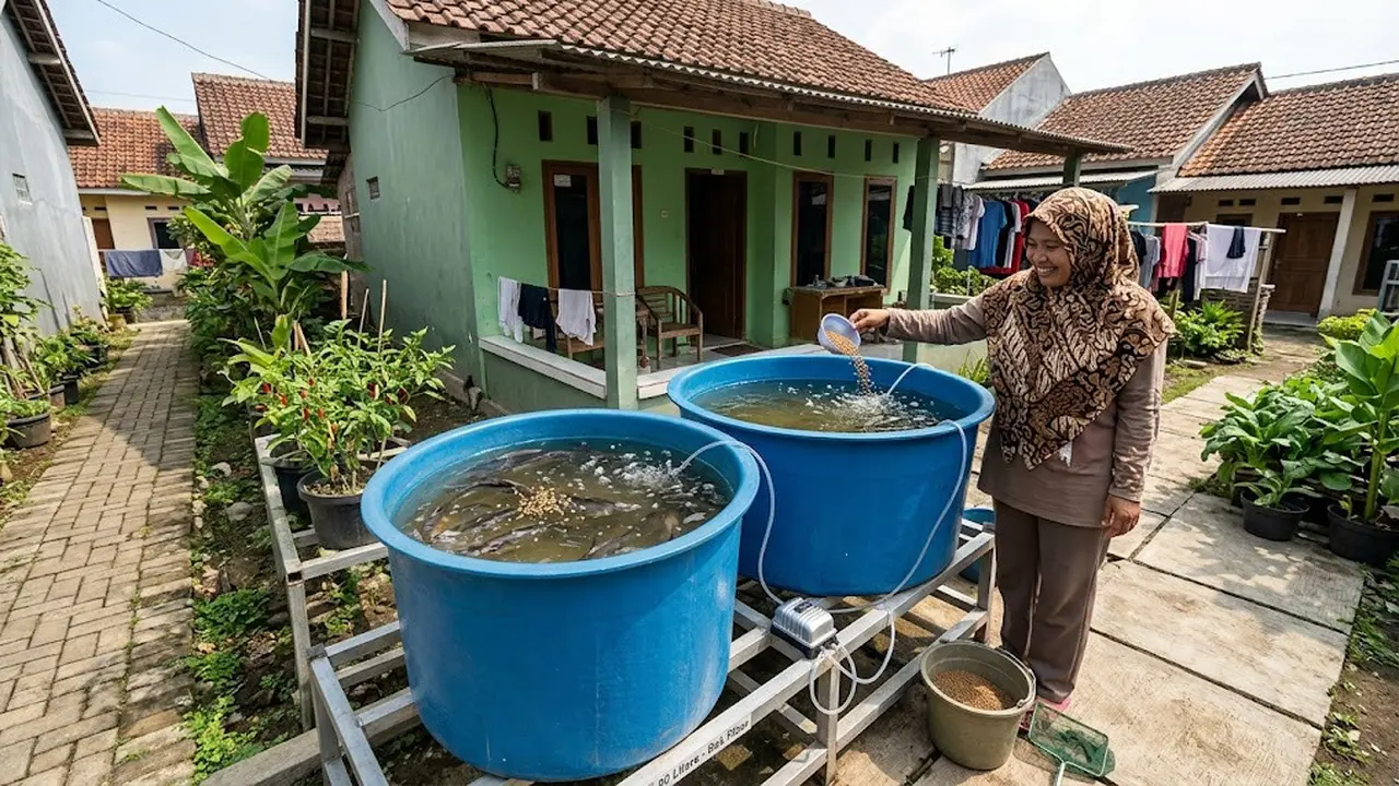 Ide Budidaya Ikan Patin di Bak Fiber Mini untuk Belakang Rumah Subsidi