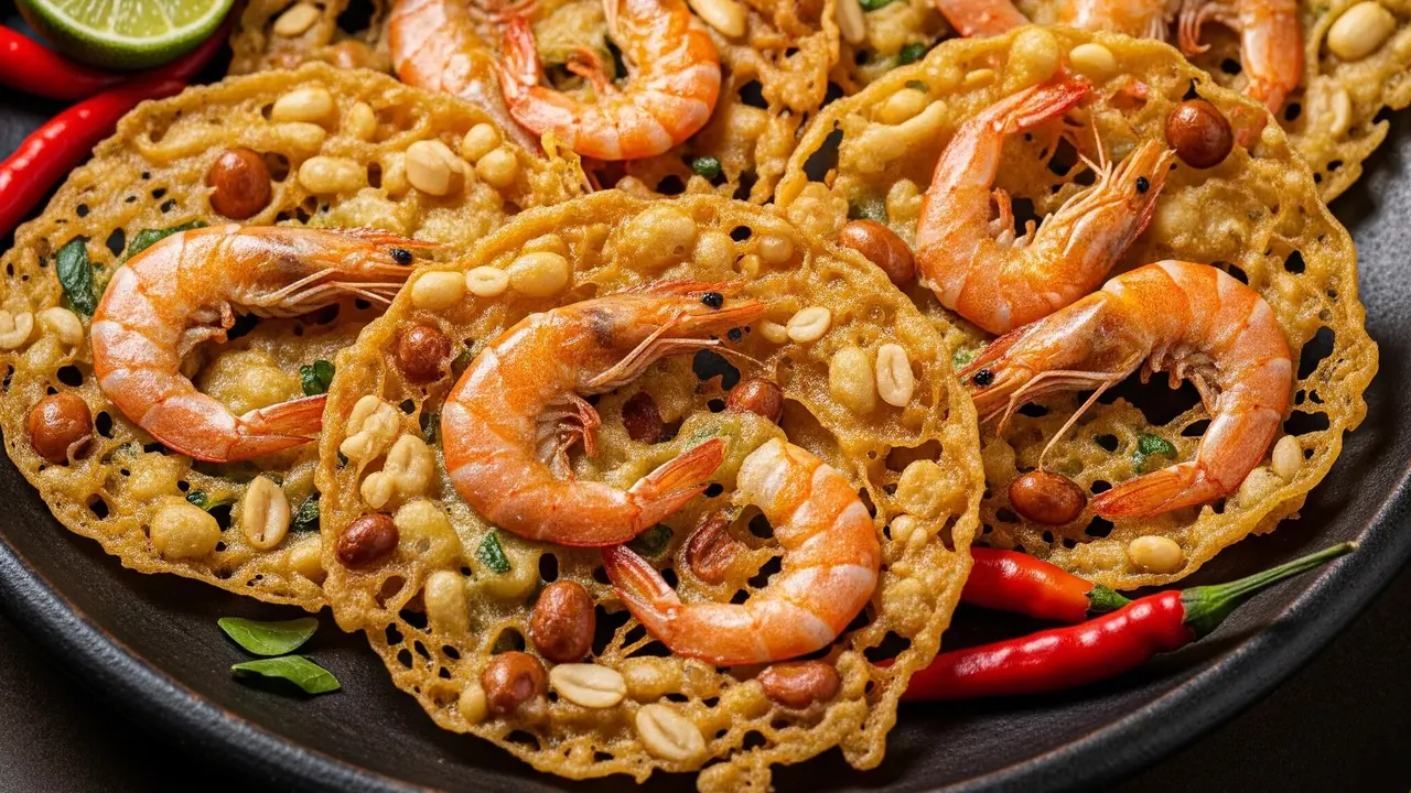 Rempeyek Udang Padang (Gemini AI)