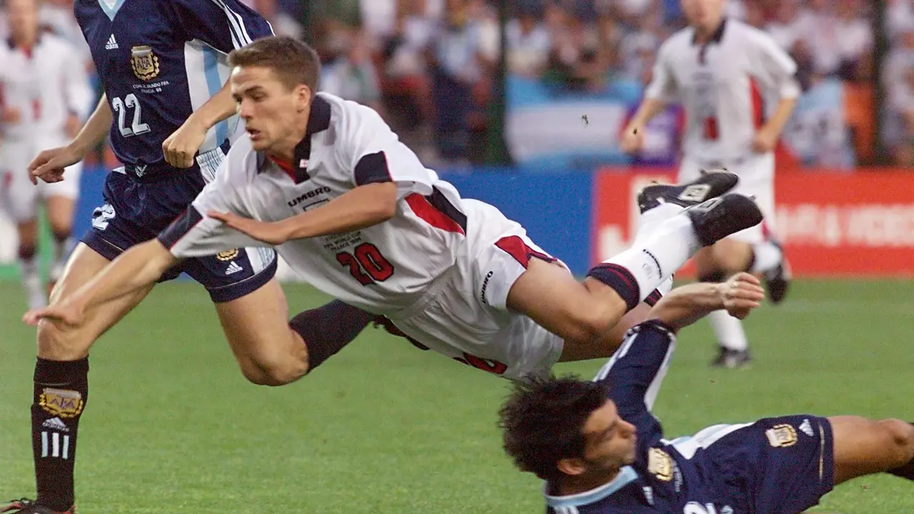 Foto: Melihat Aksi Michael Owen di Piala Dunia 1998, Dua Rekor pun Diraihnya Bersama Timnas Inggris