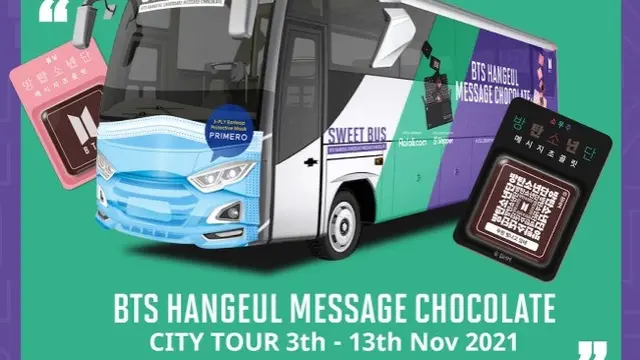 BTS Hangeul Message Chocolate.