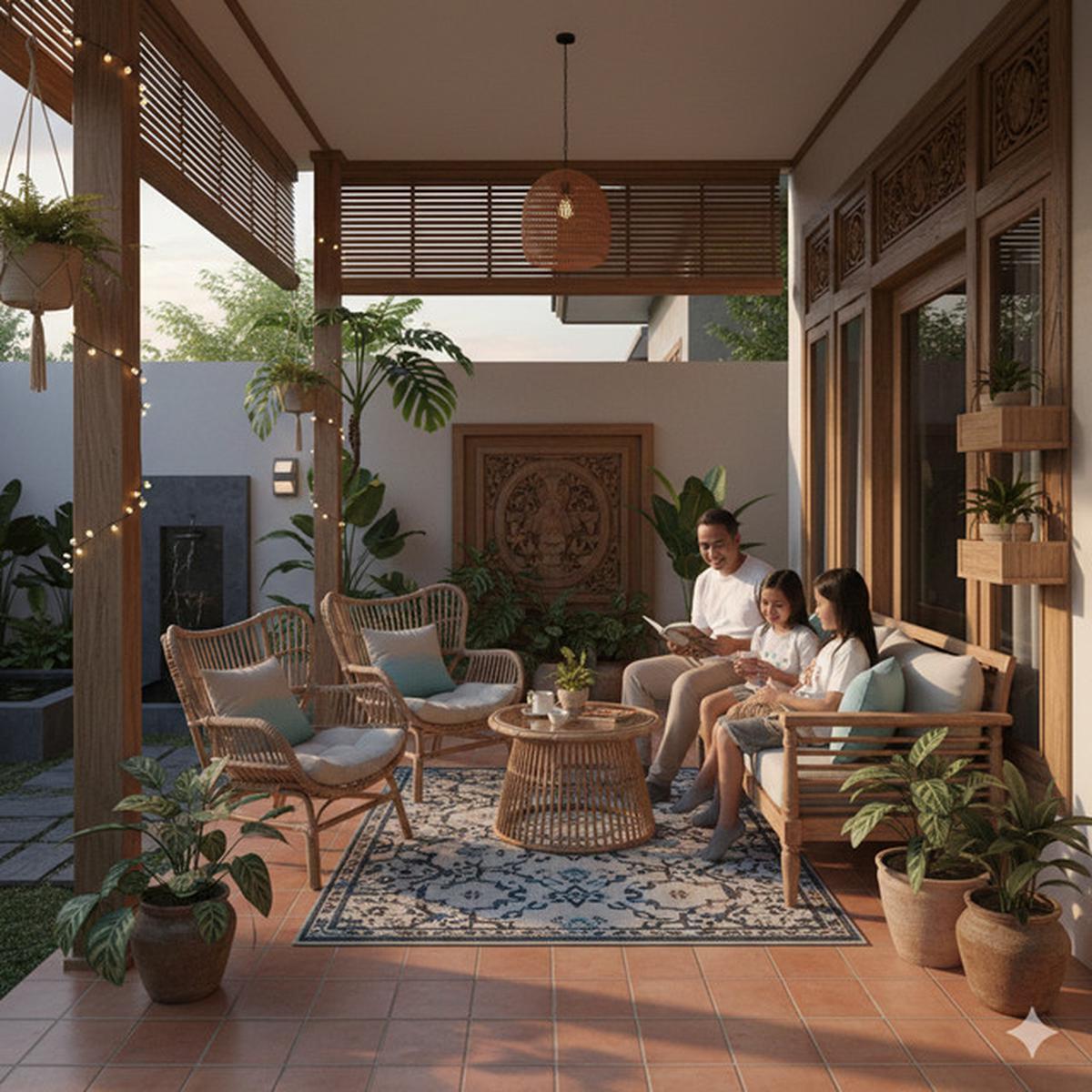 9 Desain Teras Rumah yang Lebih Fungsional untuk Aktivitas Sehari-Hari