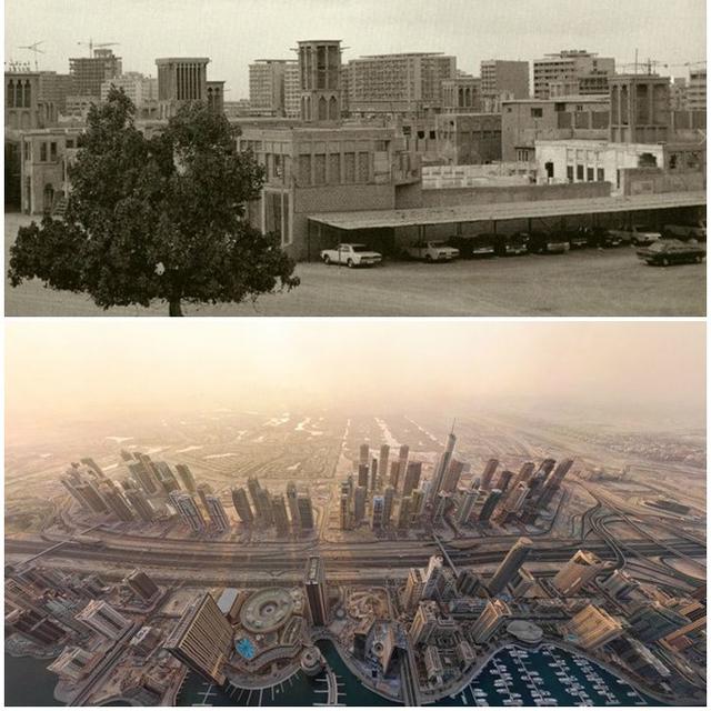 <span>Potret Perubahan Kota Dubai Dulu Vs Kini. (Sumber: Brightside)</span>