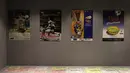 Tiket dan poster turnamen sepak bola di Singapura juga menjadi koleksi Museum Olah Raga Singapura. (Bola.com/Arief Bagus)