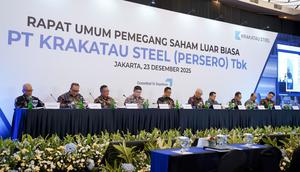 Rapat Umum Pemegang Saham Luar Biasa (RUPSLB) Tahun 2025  PT Krakatau Steel (Persero) Tbk (KRAS). Dok KS