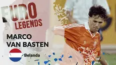 Berita motion grafis profil legenda Marco van Basten, pencetak gol indah di final Piala Eropa 1988.
