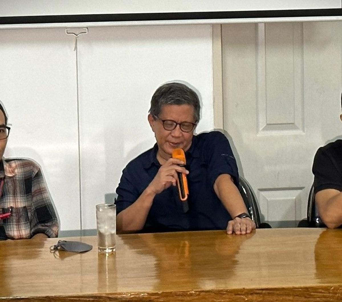 Rocky menjadi pembicara dalam Dialog Hari Kebangkitan Nasional "Nasionalisme, Solidaritas Global dan Arah Generasi" yang disiarkan akun youtube KSPSI Official, Senin (20/5).
