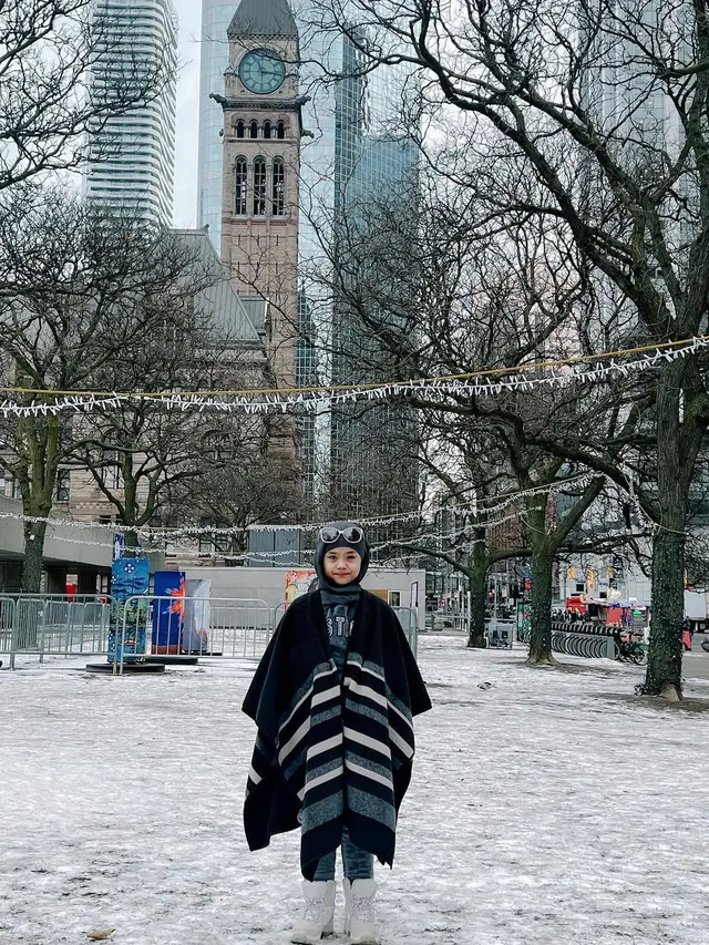 Oki Setiana Dewi liburan di Toronto (Instagram/okisetianadewi)