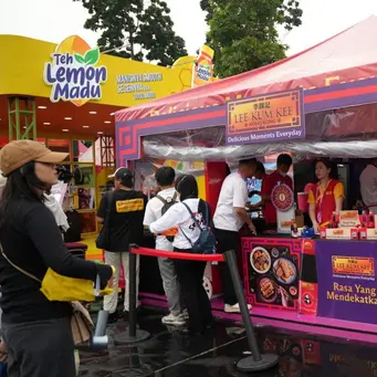 Menu yang disuguhkan di KLBB 2026 hasil kolaborasi Bersama Chef Adie Mirtadi.