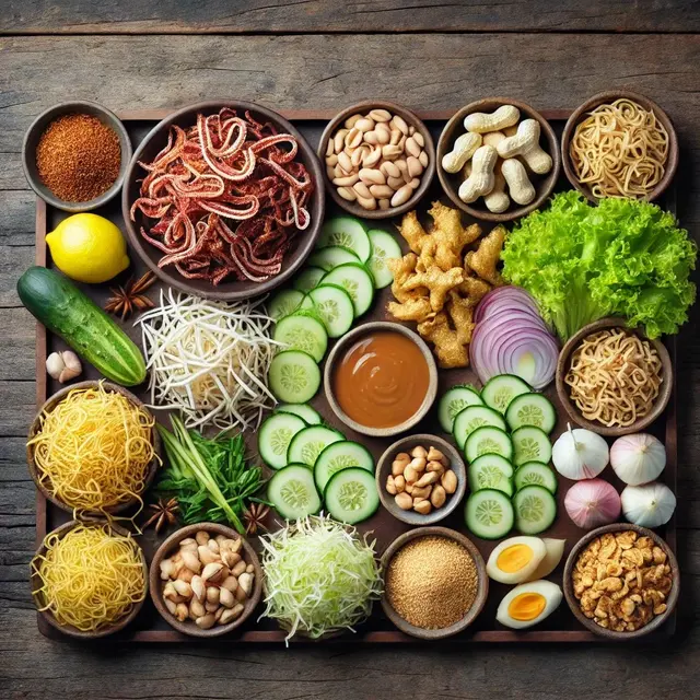 illustrasi bahan-bahan makanan