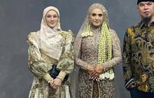 Potret Ahmad Dhani dan Mulan Jameela Kondangan di Bali, Curi Perhatian Kenakan OOTD Vintage Elegan