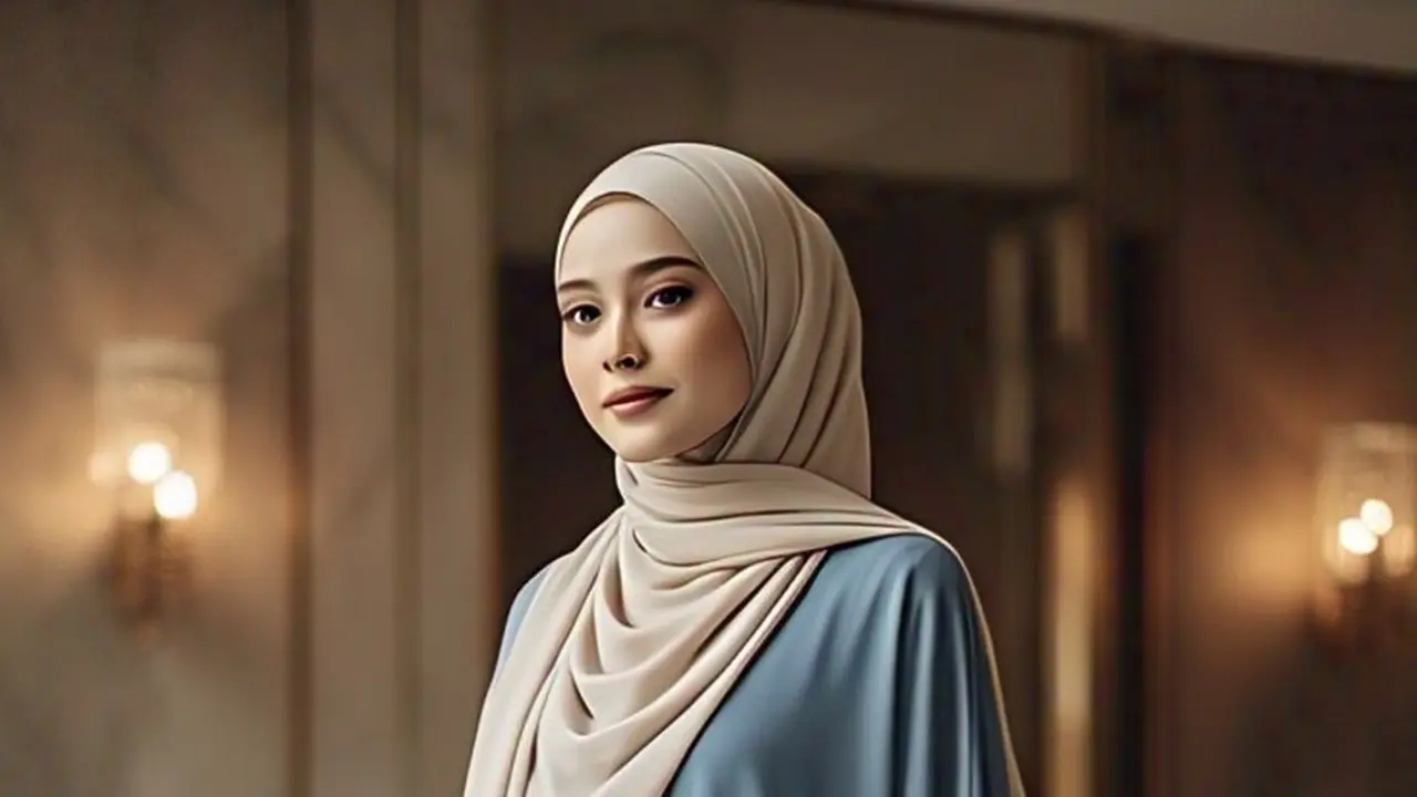 Gaya Hijab dan Blouse Elegan untuk Wanita Usia 20an
