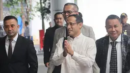 Nadiem Makarim akan menjalani serangkaian pemeriksaan terkait kasus dugaan tindak pidana korupsi pengadaan digitalisasi pendidikan Kemendikbudristek tahun 2019-2023. (merdeka.com/Arie Basuki)