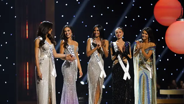 Malam puncak Miss Universe 2023. (AP Photo/Gerald Herbert)