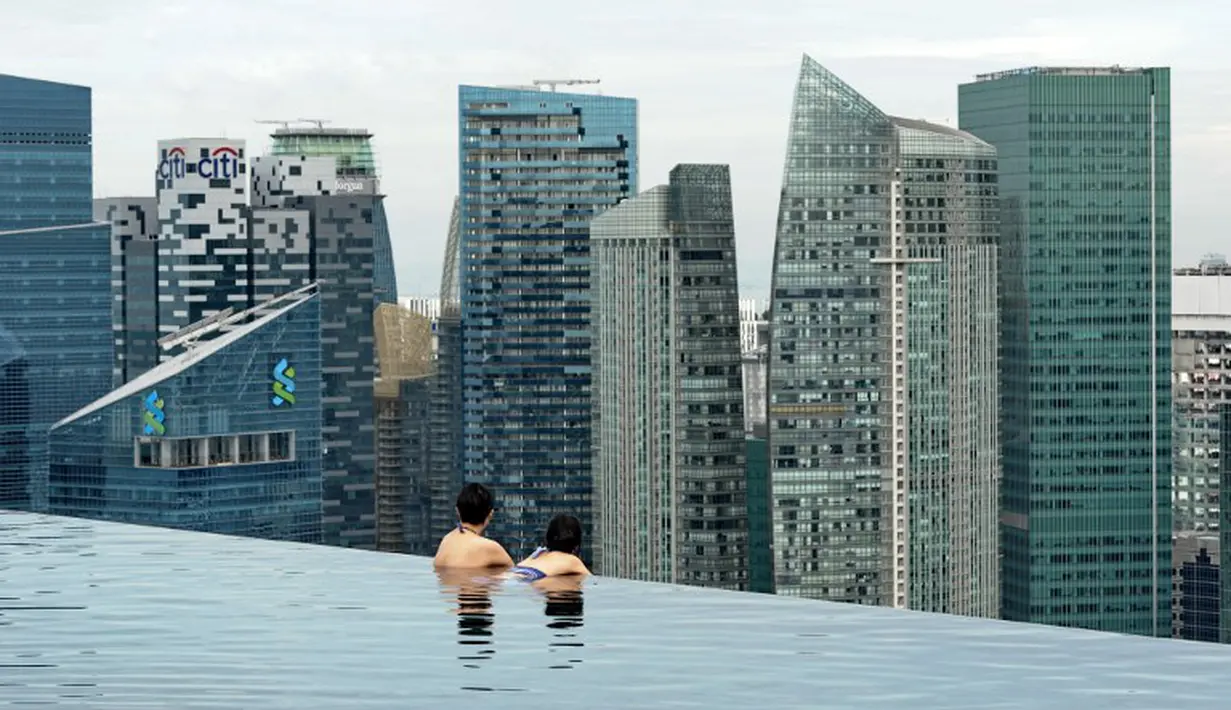 Tempat wisata yang resmi dibuka pada 23 Juni 2010 menyajikan pengalaman yang sangat berbeda bagi pengunjungnya, Singapura, Selasa (20/05/2014) (AFP PHOTO/Roslan Rahman)