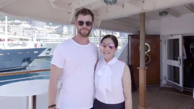 Maia Estianty dan Chris Hemsworth