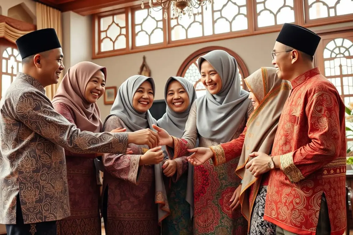 7 Tradisi Halal Bihalal Lebaran di Indonesia, dari Syawalan hingga Makan Bersama