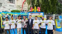 GoTo melalui lini usahanya GoPay menggelar kampanye melawan bahaya judi online. (Liputan6.com/Agustinus M. Damar)
