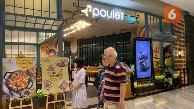 Poulet Bijou adalah bistro bertema Prancis modern yang menawarkan hidangan klasik Prancis