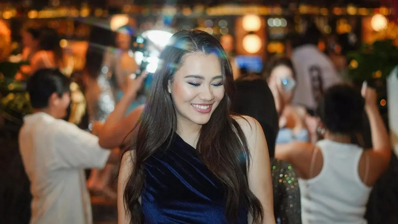 Aaliyah Massaid dengan baju tanpa lengan (Instagram/aaliyah.massaid)